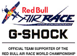 G-SHOCK sa stal oficiálnym partnerom tímu Red Bull Air Race, podporuje pilota Matthiasa Dolderer.