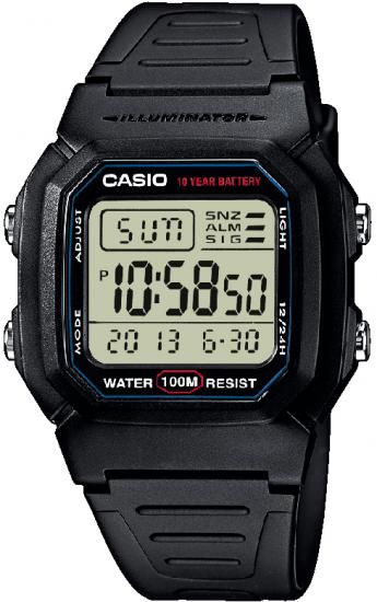 Digitálne hodinky CASIO W-800H-1AVES