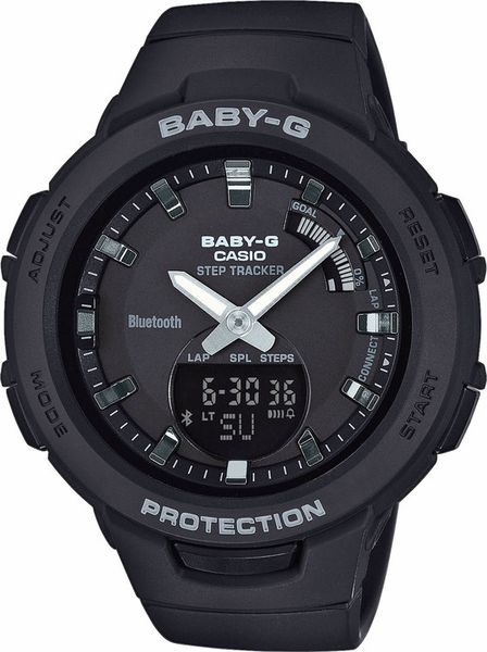 Dámske hodinky CASIO BSA B100-1A Baby-G Step Tracker, BLUETOOTH