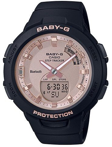 Dámske hodinky CASIO BSA B100MF-1A Baby-G Step Tracker, BLUETOOTH
