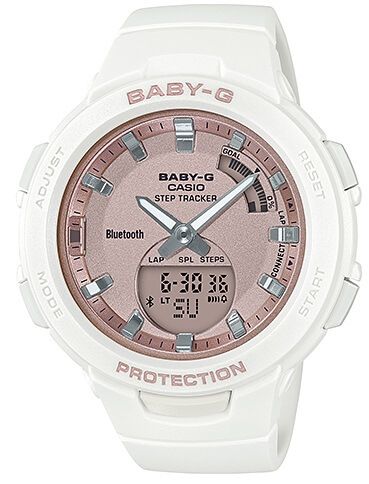 Dámske hodinky CASIO BSA B100MF-7A Baby-G Step Tracker, BLUETOOTH