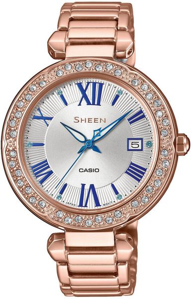 Dámske hodinky CASIO SHE-4057PG-7AUER SHEEN Swarovski® Crystals