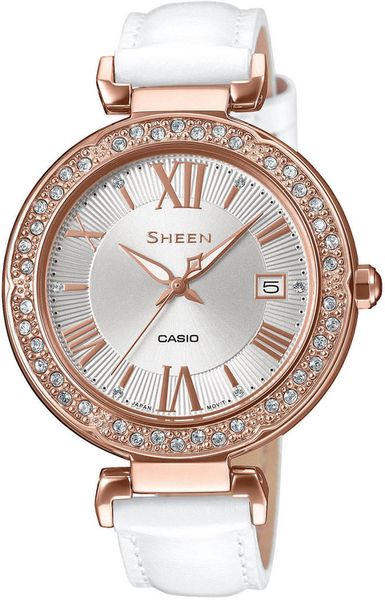 Dámske hodinky CASIO SHE-4057PGL-7AUER SHEEN Swarovski® Crystals
