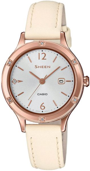 Dámske hodinky CASIO SHE-4533PGL-7AUER SHEEN Sparkling Swarovski®