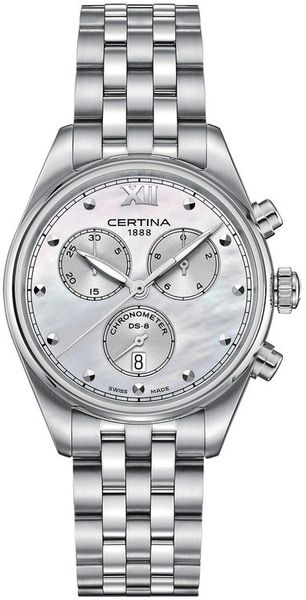 Dámske hodinky Certina C033.234.11.118.00 DS 8 Lady Chronograph COSC.