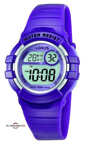 Detské športové hodinky LORUS R2385HX9 s digitálnym časom