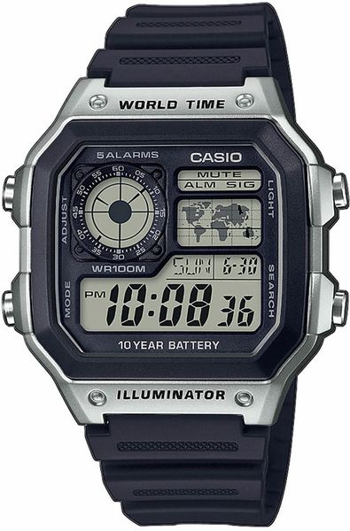 Hodinky CASIO AE-1200WH-1CVEF Collection