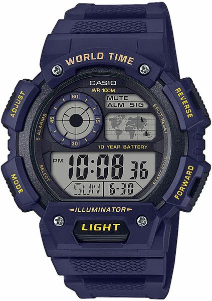 Hodinky CASIO AE-1400WH-2AVEF WORLD TIME
