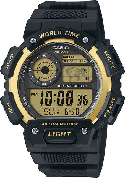 Hodinky CASIO AE 1400WH-9A WORLD TIME
