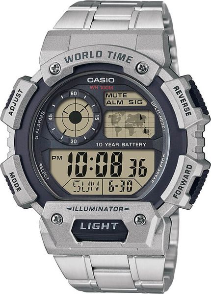Hodinky CASIO AE 1400WHD-1A WORLD TIME