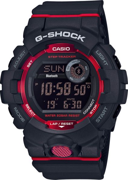 Hodinky CASIO G-Shock GBD 800-1 G-SQUAD Bluetooth®