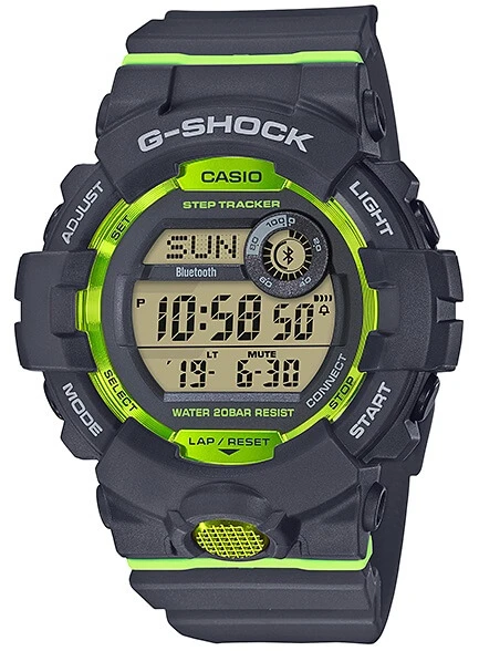 Hodinky Casio G-Shock GBD 800-8 / GBD-800-8ER G-SQUAD Bluetooth®