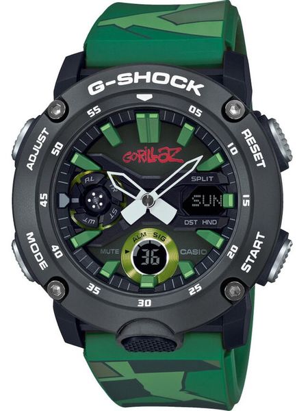 Hodinky CASIO GA-2000GZ-3AER G-Shock „GORILLAZ“