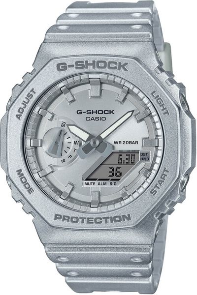 Hodinky Casio GA-2100FF-8AER G-Shock Metallic silver