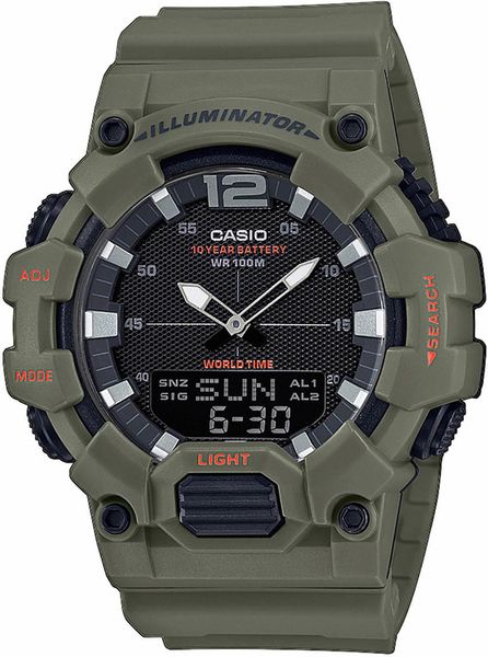 hodinky CASIO HDC-700-3A2VEF World time, Telememo 30