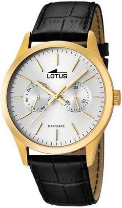 Pánske elegantné hodinky LOTUS L15957/1 s multifunkčným dátumom