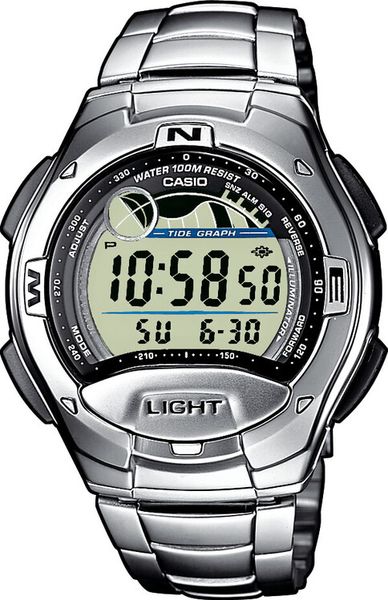 Pánske hodinky Casio W-753D-1AVES Tide Graph