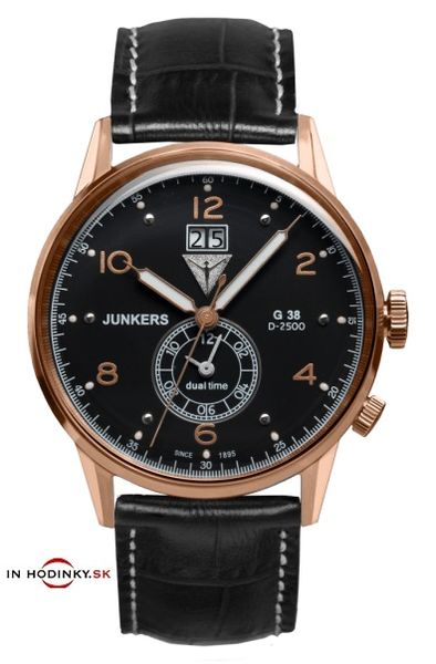 Pánske hodinky JUNKERS 6942-5 G38 + darček na výber