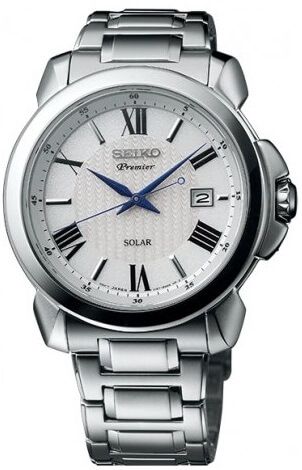 Pánske hodinky SEIKO SNE453P1 Premier Solar + darček