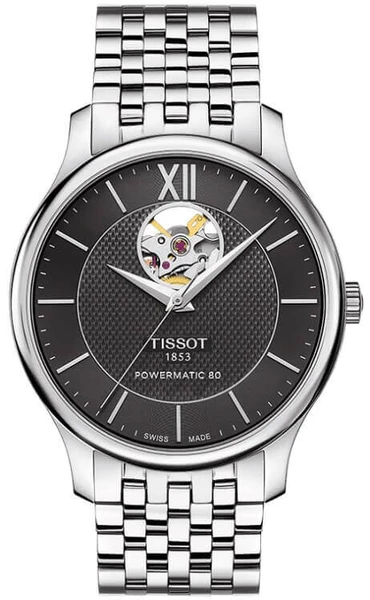 Pánske hodinky TISSOT T063.907.11.058.00 Tradition Automatic Open Heart