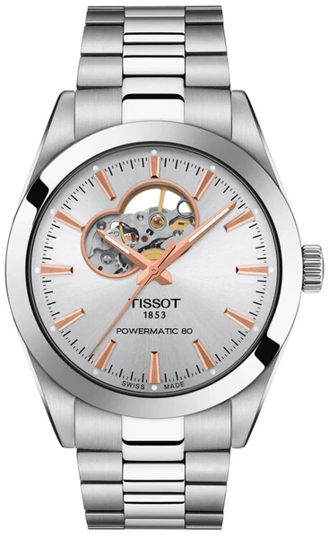 Pánske hodinky Tissot T127.407.11.031.01 Gentleman Powermatic 80 Open Heart