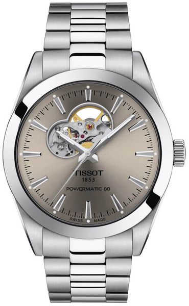 Pánske hodinky Tissot T127.407.11.081.00 Gentleman Powermatic 80 Open Heart