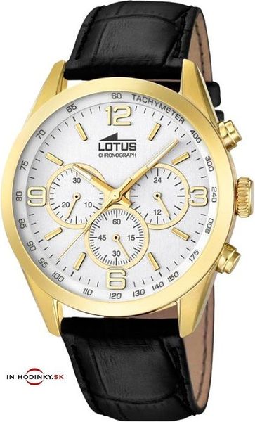 Pánske elegantné hodinky LOTUS L18156/1 Chronograph + darček