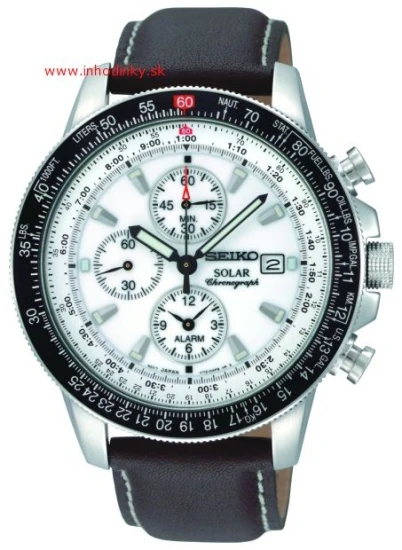 Pánske hodinky Seiko SSC013P1 Solar Chronograf - Alarm