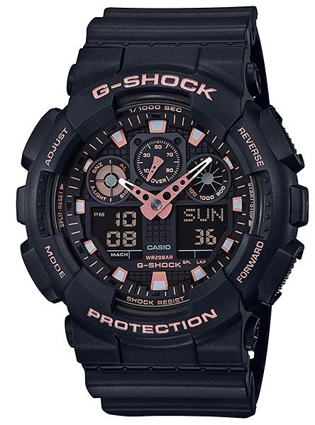 Športové hodinky CASIO GA 100GBX-1A4 G-Shock