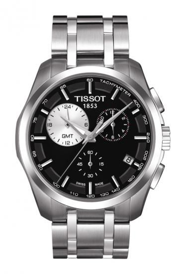 Pánske hodinky Tissot T035.439.11.051.00 COUTURIER QUARTZ GMT+ Darček na výber