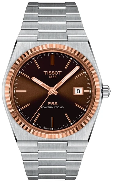 Tissot hodinky T931.407.41.291.00 PRX Powermatic 80 Steel & 18K Gold Bezel