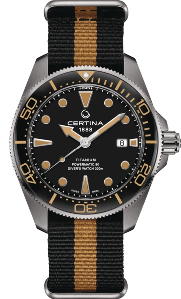 Titánové hodinky Certina DS Action Diver Automatic 80 C032.607.48.051.00