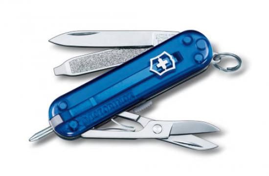 VICTORINOX 0.6225.T2 pocket knife SIGNATURE Sapphire, translucen