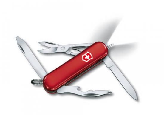 Victorinox 0.6366 pocket knife MIDNITE MANAGER, red, LED white