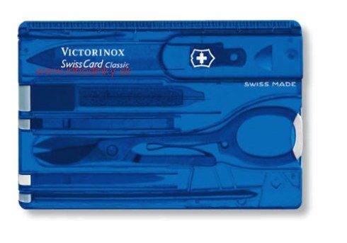 VICTORINOX 0.7122.T2 SwissCard Sapphire translucent