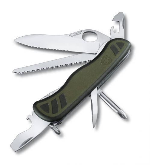 VICTORINOX 0.8461.MWCH Swiss Soldier's knife 08, green/black