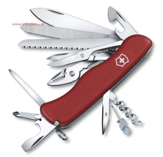 VICTORINOX 0.9064 lockblade knife WORKCHAMP, red