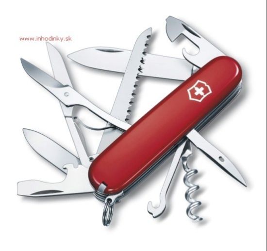 VICTORINOX 1.3713 Swiss Army knife HUNTSMAN, red
