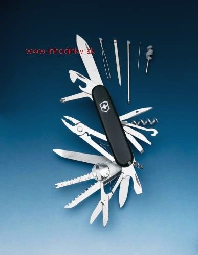 VICTORINOX Swiss Army knife SWISS CHAMP, black 1.6795.3