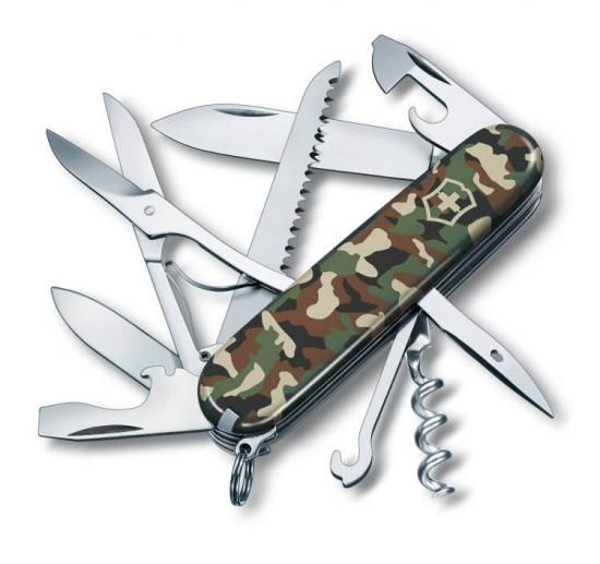 VICTORINOX 1.3713.94 Swiss Army knife HUNTSMAN, camouflage